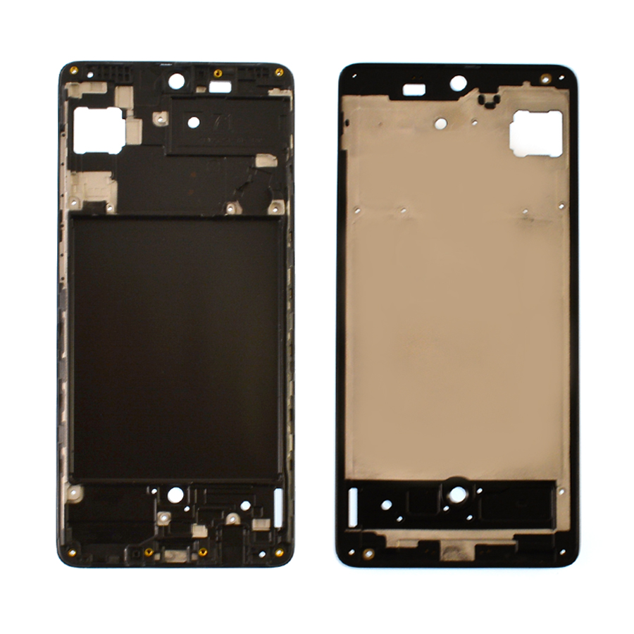 Рамка кріплення дисплея Samsung A715 Galaxy A71, black