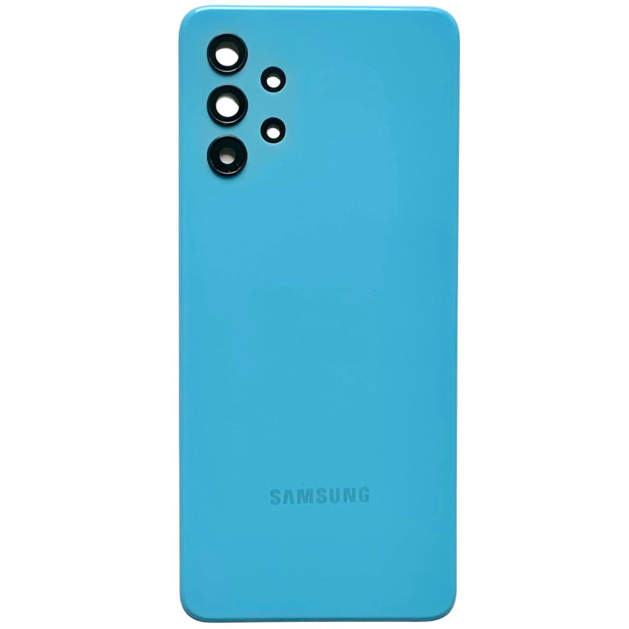 Задняя крышка Samsung A325 Galaxy A32 2021 black (со стеклом камеры)