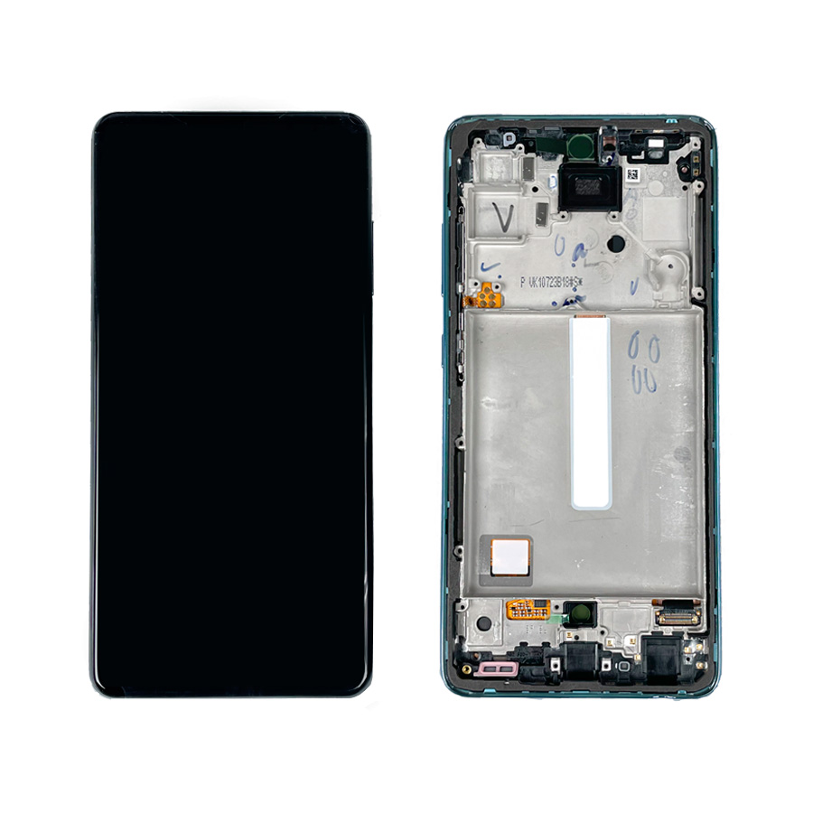 Дисплей Samsung A525 Galaxy A52 2021 blue, з рамкою, Service Pack Original