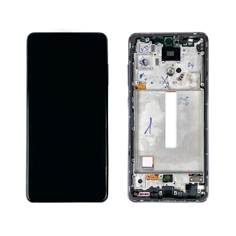 Дисплей Samsung A525 Galaxy A52 2021 violet, з рамкою, Service Pack Original