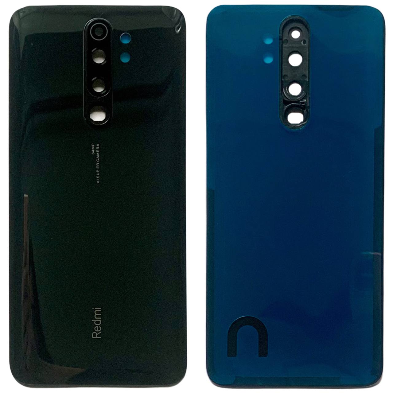 Задняя крышка Xiaomi Redmi Note 8 Pro grey (со стеклом камеры)