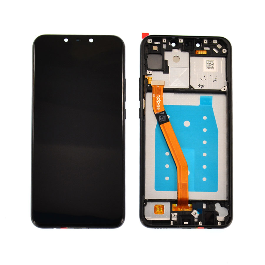 Дисплей Huawei P Smart Plus 2018 black, з рамкою, High Quiality