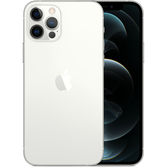 Задня кришка корпуса iPhone 12 Pro white, зі склом камери, High Quiality (НЕ цільнолита)