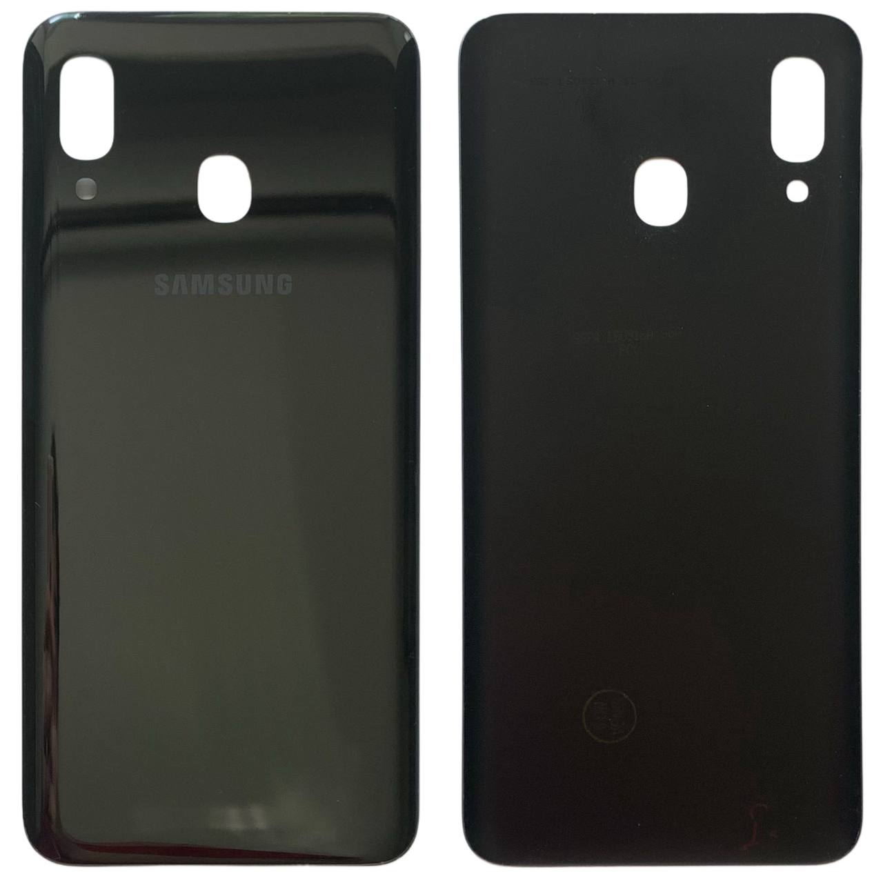 Задня кришка Samsung A205 Galaxy A20 2019 black (без скла камери)