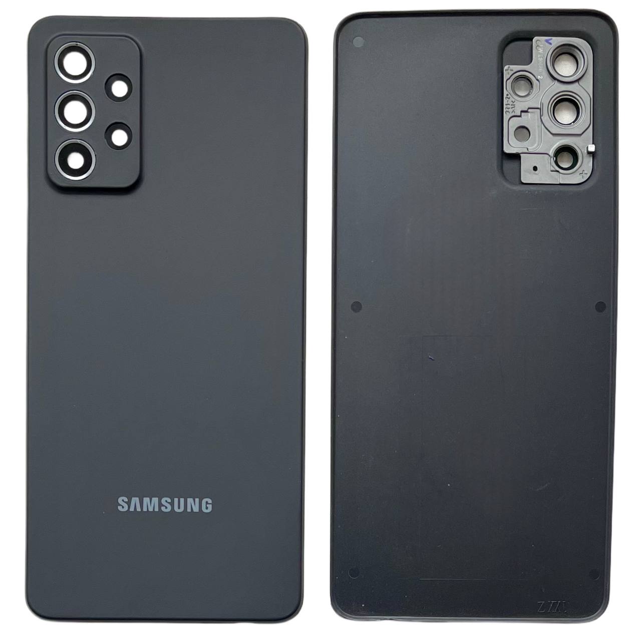Задня кришка Samsung A725 | A726 Galaxy A72 2021 black (зі склом камери)