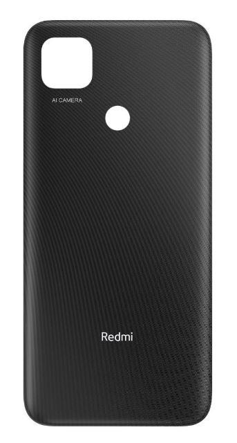 Задняя крышка Xiaomi Redmi 9C black (без стекла камеры)