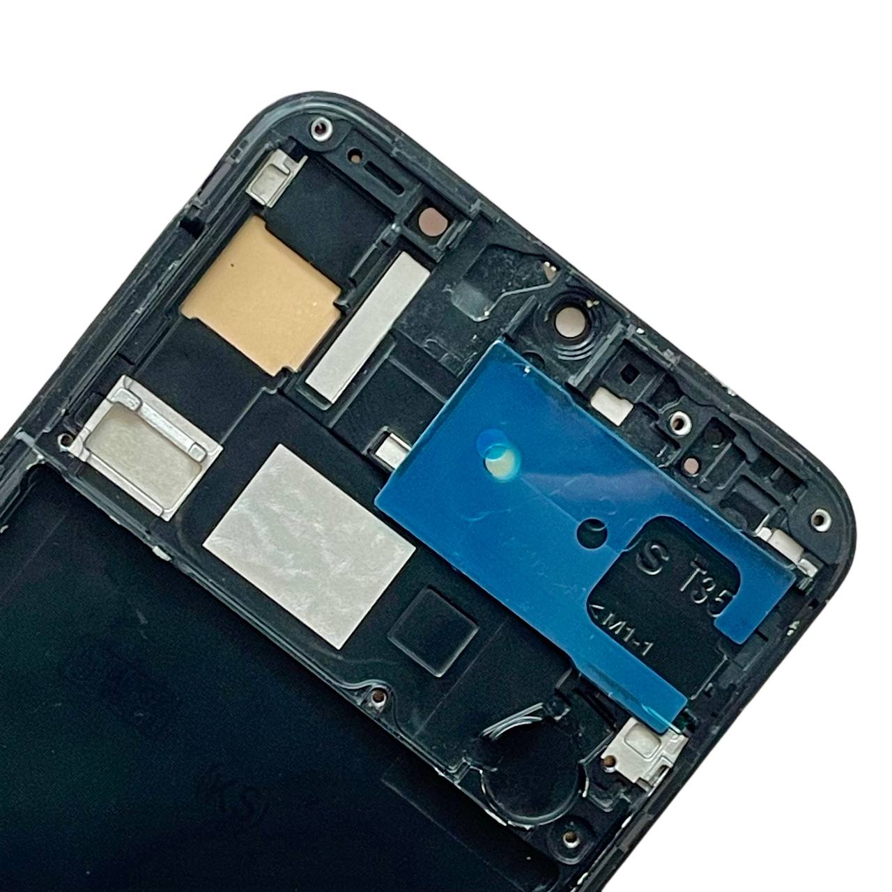 Дисплей Samsung A307 Galaxy A30S 2019 black, з рамкою, OLED