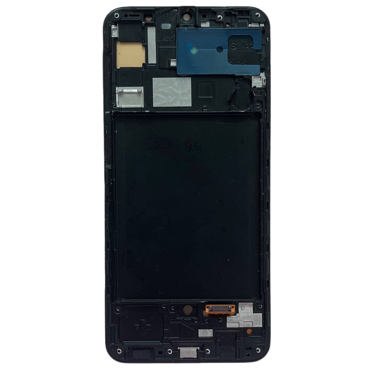 Дисплей Samsung A307 Galaxy A30S 2019 black, з рамкою, OLED