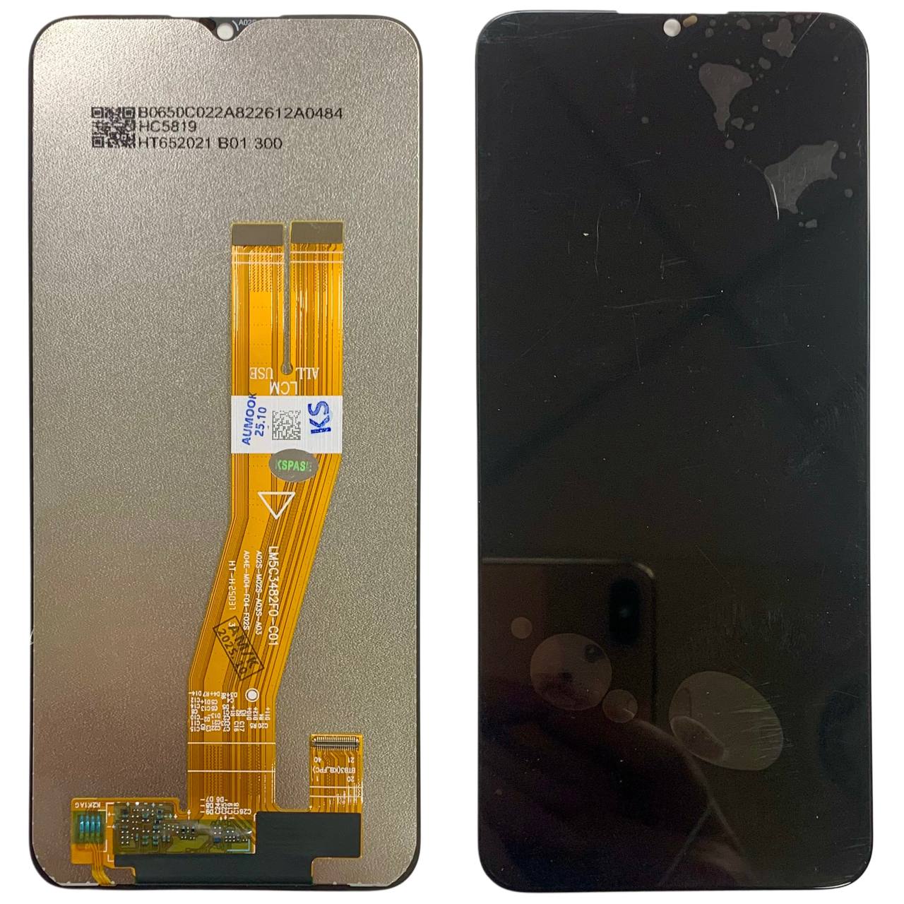 Дисплей Samsung A025F | A035F | A037 Galaxy A02s | A03 | A03s (160,5x72 mm) black, без рамки, INCELL