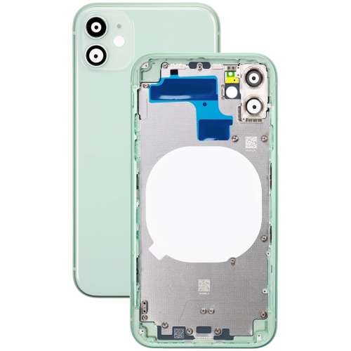 Корпус iPhone 11 green ver. USA, High Quiality (крышка НЕ цельнолитая)