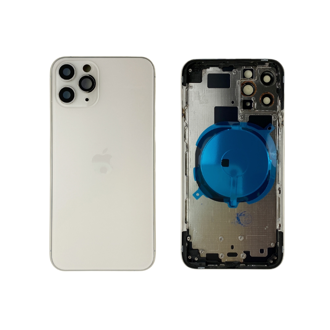 Корпус iPhone 11 Pro white ver. EU, High Quiality (крышка НЕ цельнолитая)