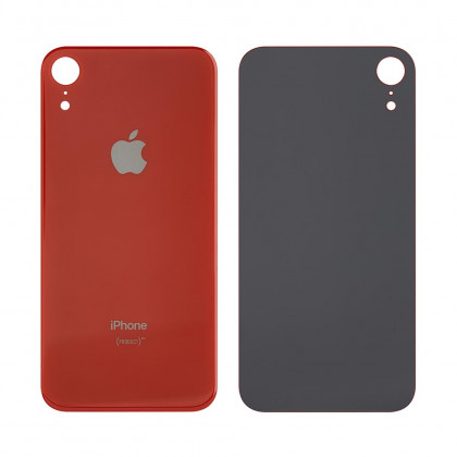 Задняя крышка корпуса iPhone Xr red, большой вырез под камеру