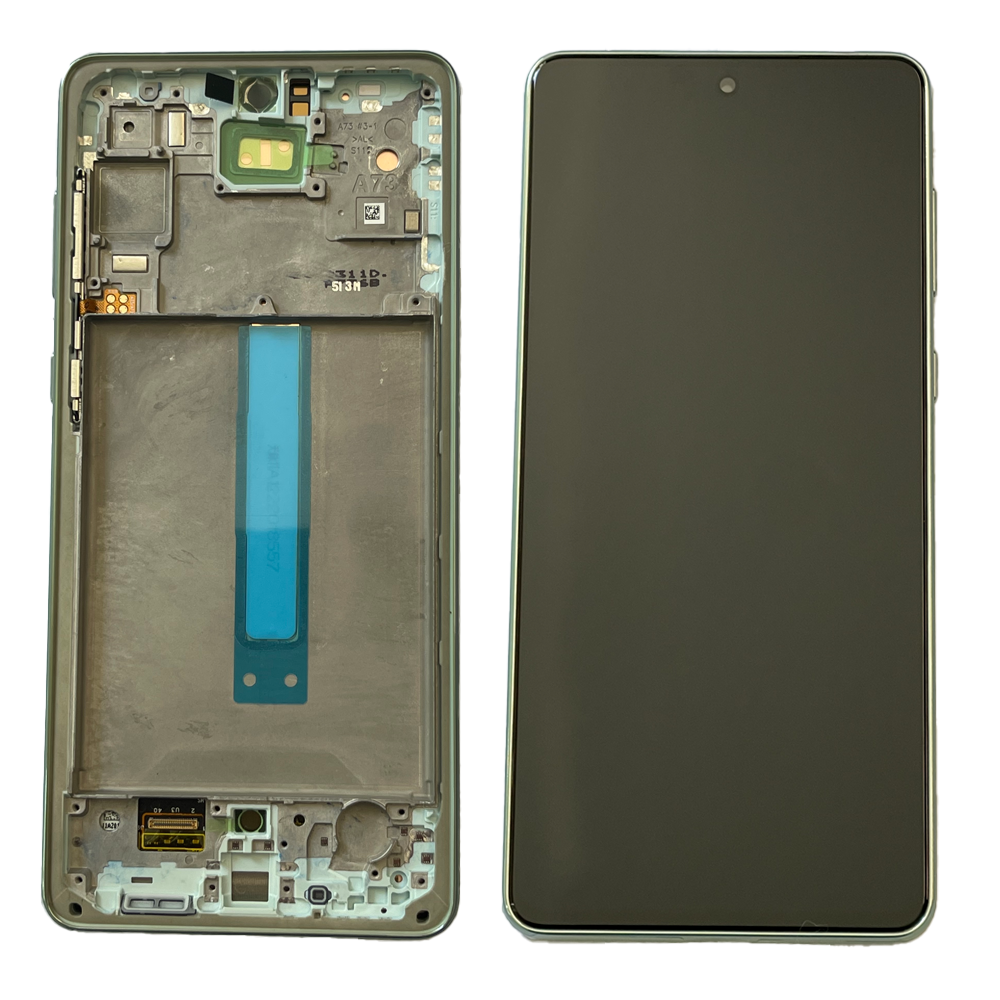 Дисплей Samsung A736 Galaxy A73 2022 green, з рамкою, Service Pack Original