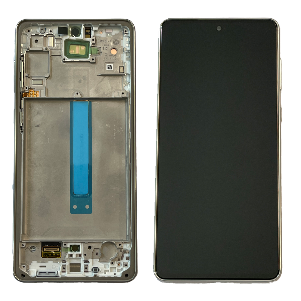 Дисплей Samsung A736 Galaxy A73 2022 white, з рамкою, Service Pack Original