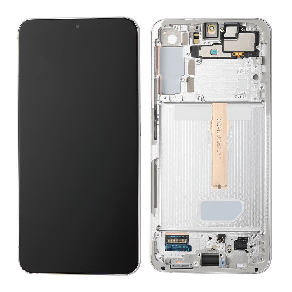 Дисплей Samsung S906 Galaxy S22 Plus 5G white, з рамкою, Service Pack Original