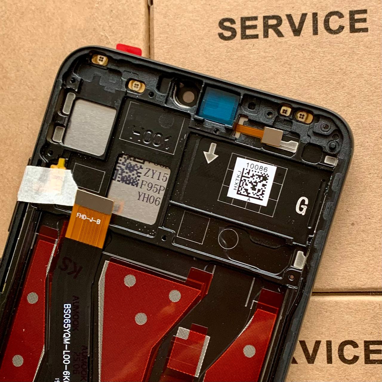Дисплей Huawei Honor 8X black, з рамкою, Original (PRC)