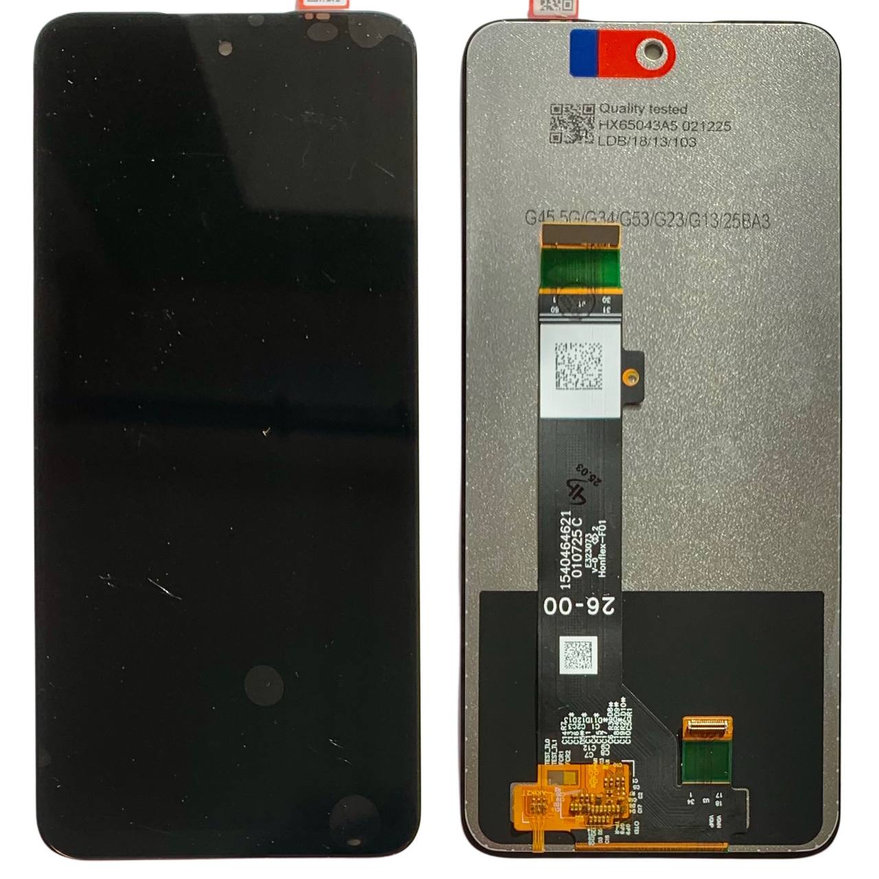 Дисплей Motorola Moto G13 | Moto G23 | Moto G34 | Moto G45 5G | Moto G53 black, без рамки, Service Pack Original