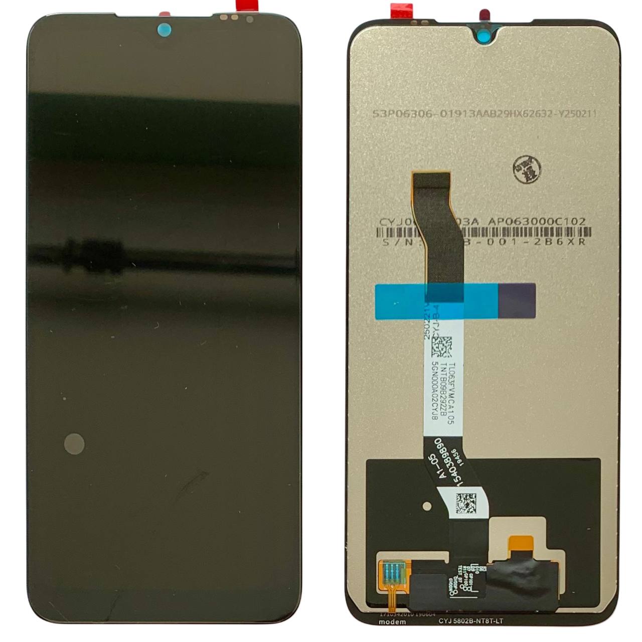 Дисплей Xiaomi Redmi Note 8T black, без рамки, Original (PRC)