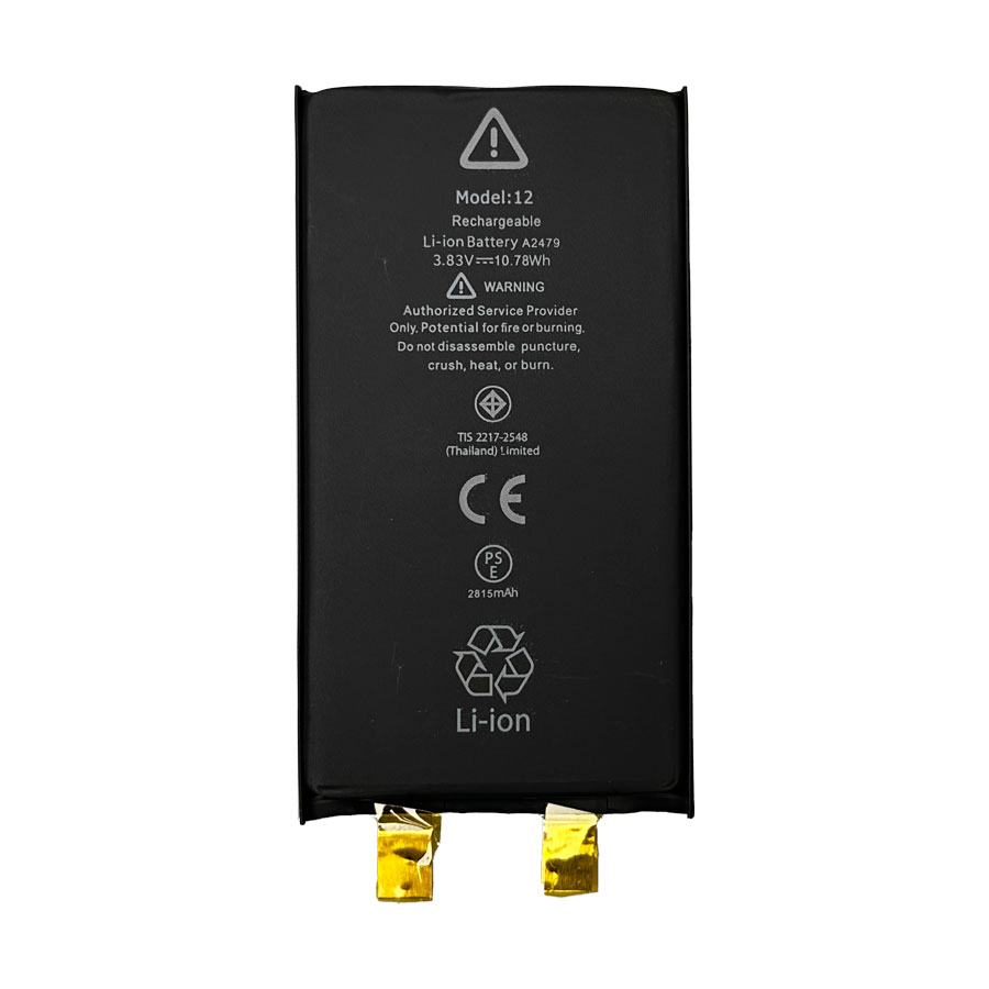 Аккумулятор iPhone 12 iPhone 12 Pro без контроллера 2815mAh | без логотипа | универсальные, для пайки или сварки