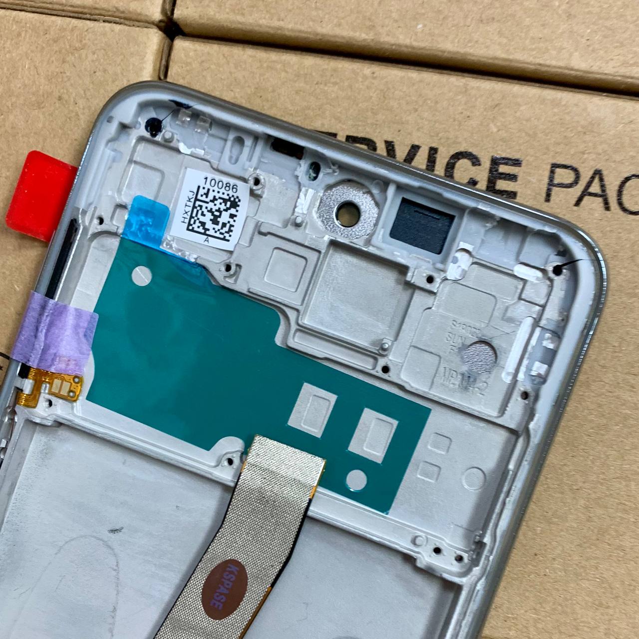 Дисплей Xiaomi Redmi Note 9S | Note 9 Pro | Note 9 Pro Max silver, з рамкою, Original (PRC)