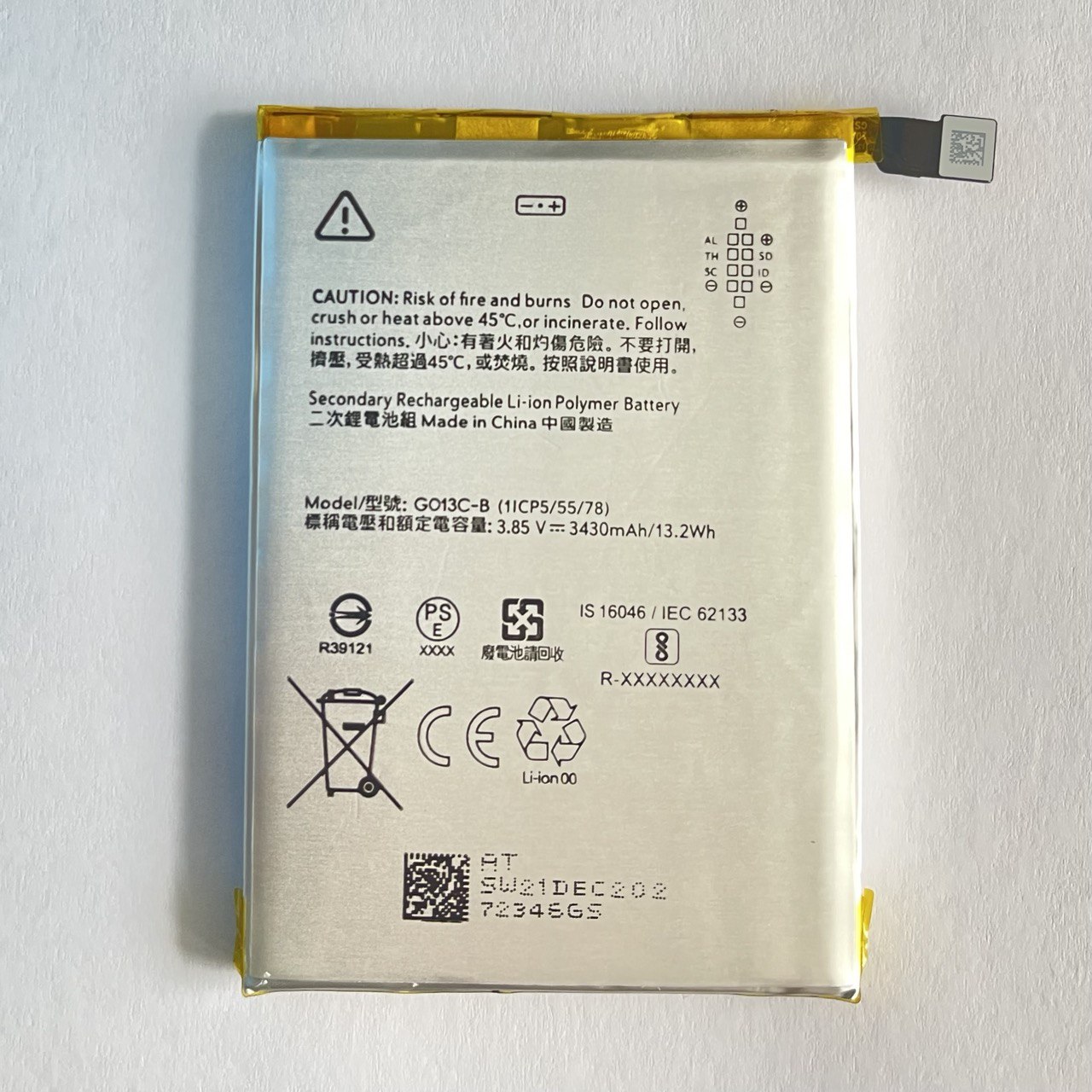 Акумулятор G013C-B для Google Pixel 3 XL, Original (China)