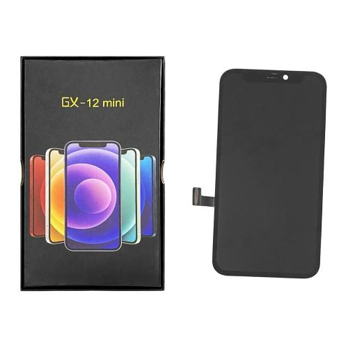 Дисплей iPhone 12 Mini black, з рамкою, GX OLED HARD