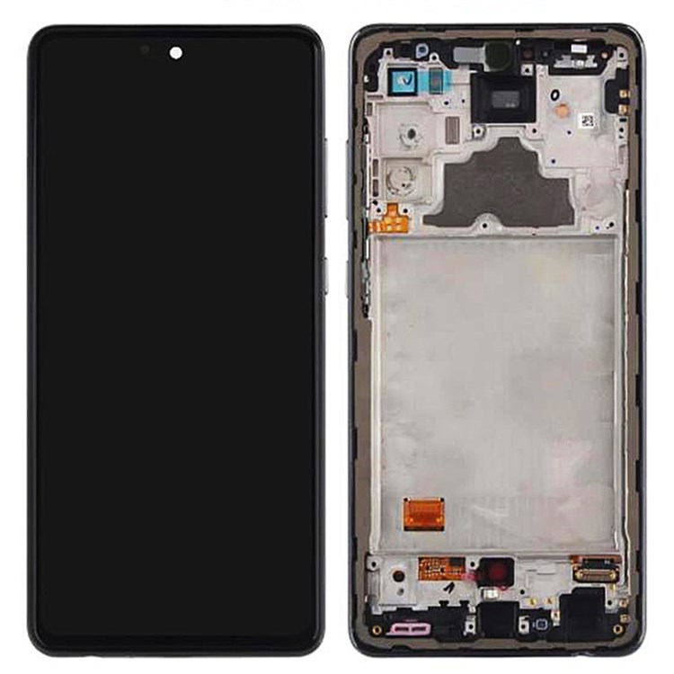 Дисплей Samsung A725 Galaxy A72 2021 black, с рамкой, OLED
