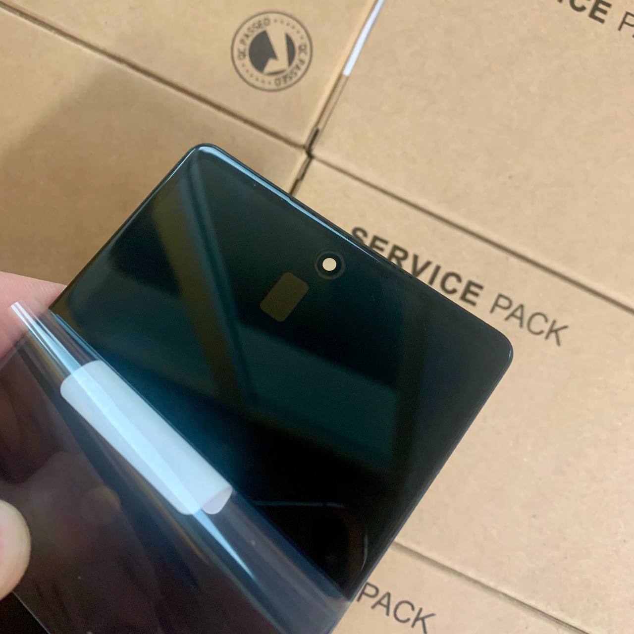 Дисплей Google Pixel 6 black, с рамкой, Original (переклееное стекло)