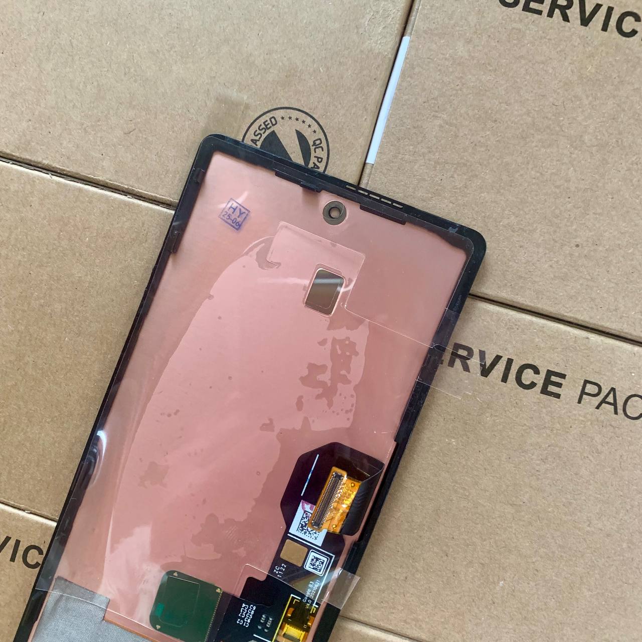 Дисплей Google Pixel 6A black, без рамки, Original (REF)