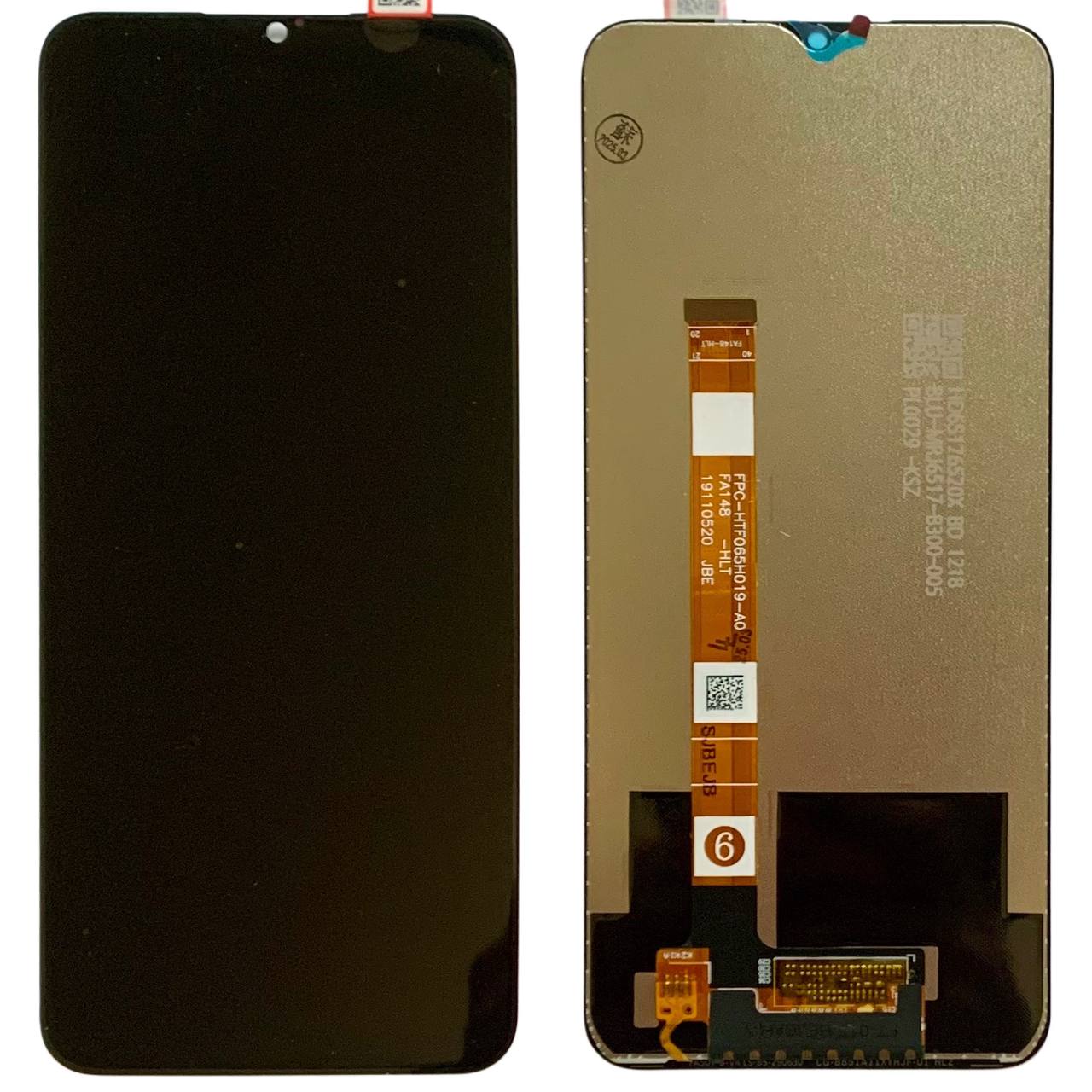 Дисплей Realme 6i | 5 | 5i | 5S | C3 | C3i | OPPO A31 | A5 2020 | A9 2020 black, без рамки, Original (PRC)