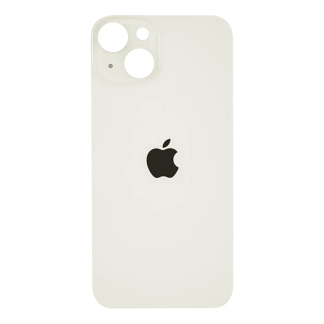 Задня кришка корпуса iPhone 14 white, великий виріз під камеру. High Quiality (НЕ цільнолита)