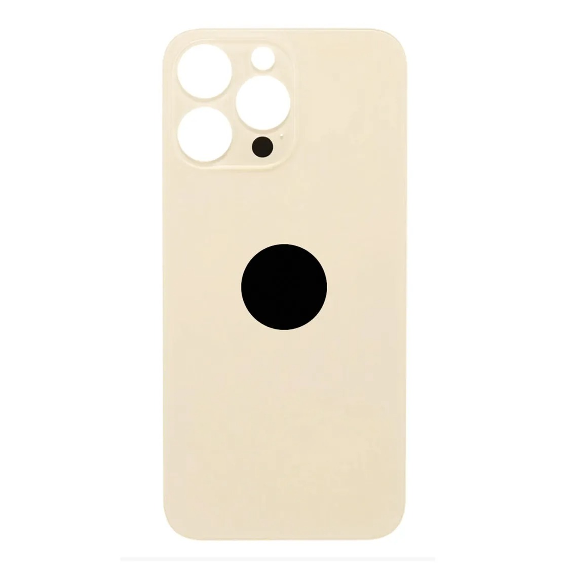 Задня кришка корпуса iPhone 14 Pro gold, великий виріз під камеру. High Quiality (НЕ цільнолита)