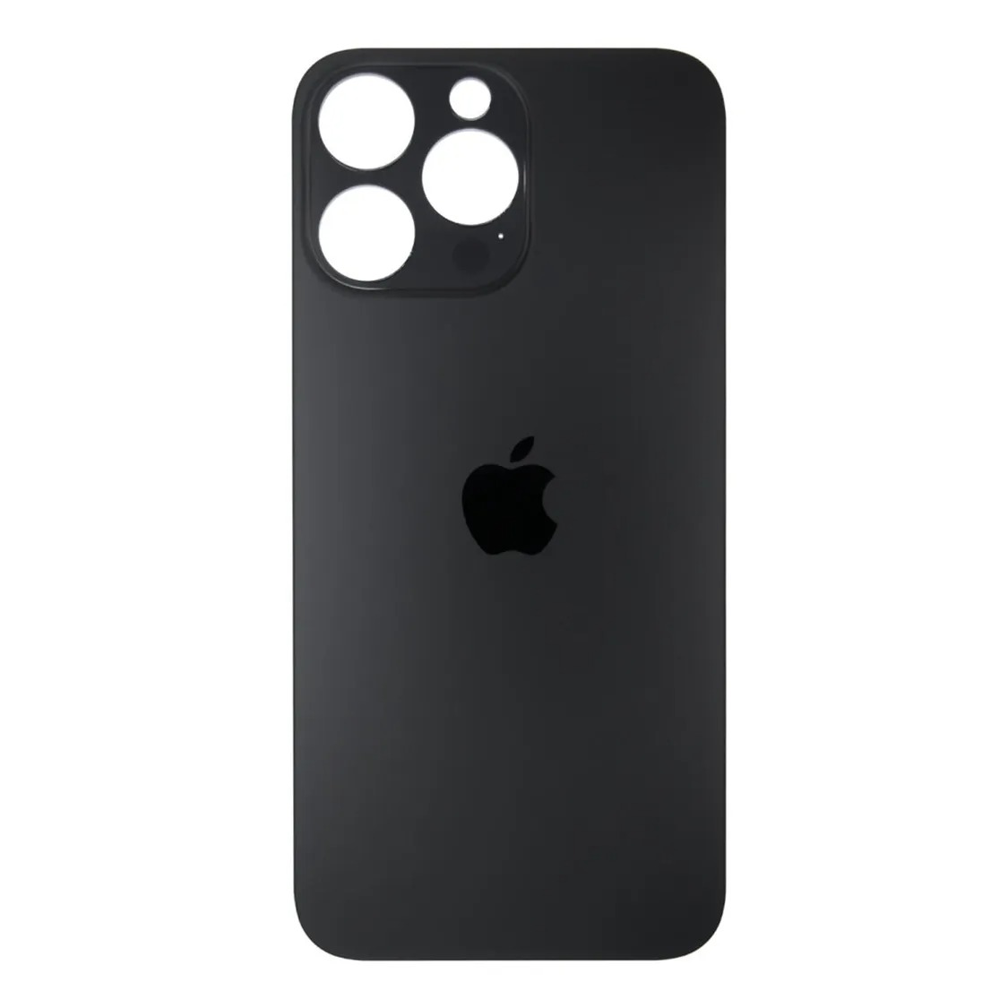 Задняя крышка корпуса iPhone 14 Pro black, большой вырез под камеру. High Quiality (НЕ цельнолитая)