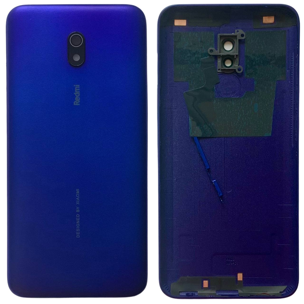 Задня кришка Xiaomi Redmi 8A blue (зі склом камери)