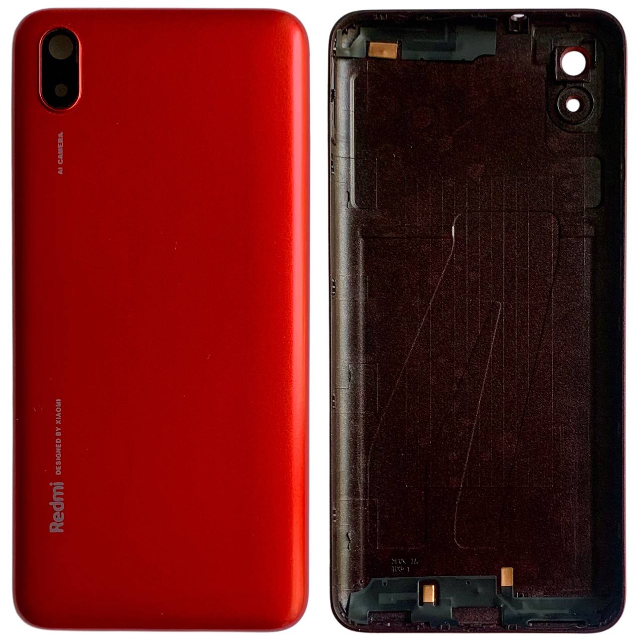 Задняя крышка Xiaomi Redmi 7A red (со стеклом камеры)