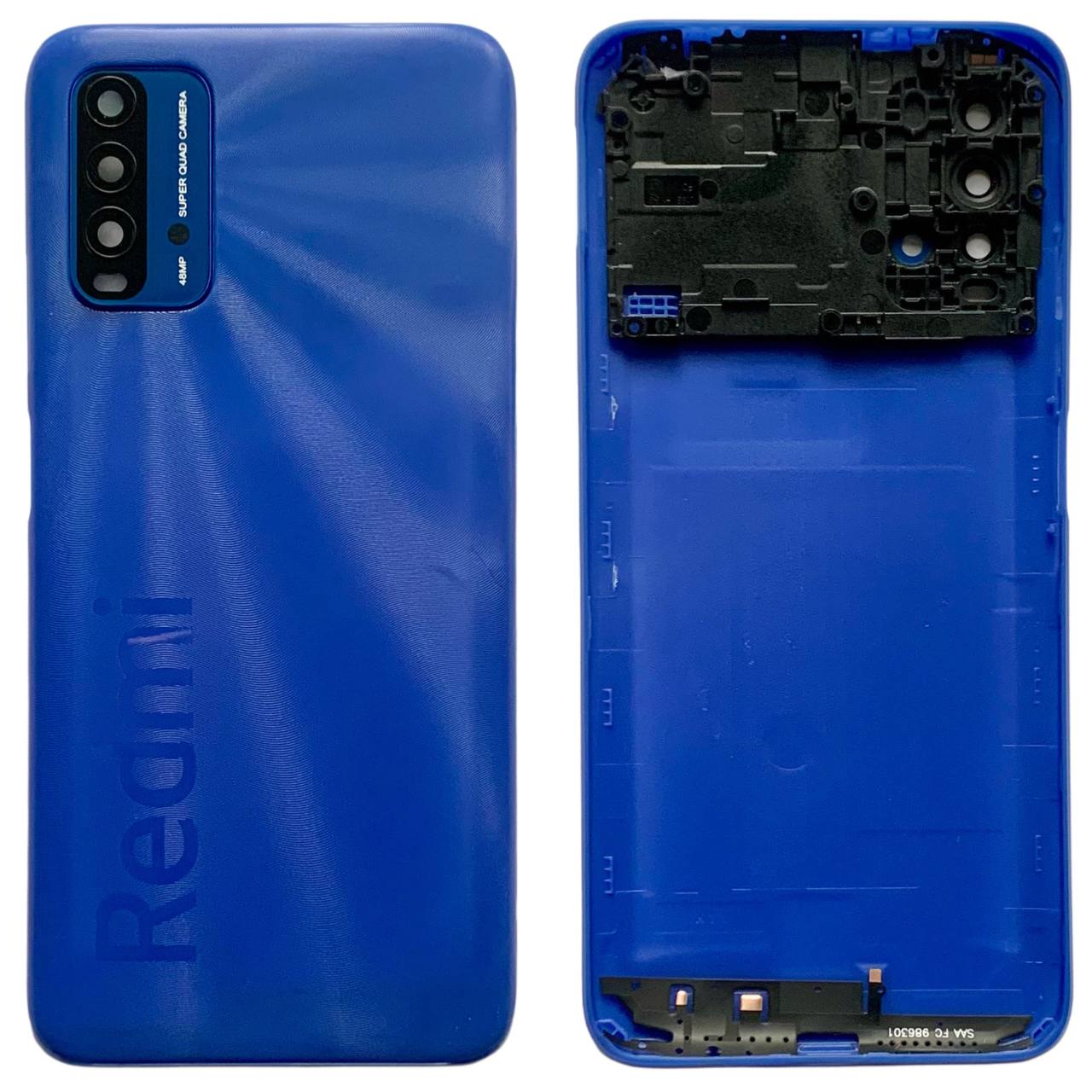 Задня кришка Xiaomi Redmi 9T twilight blue (зі склом камери)
