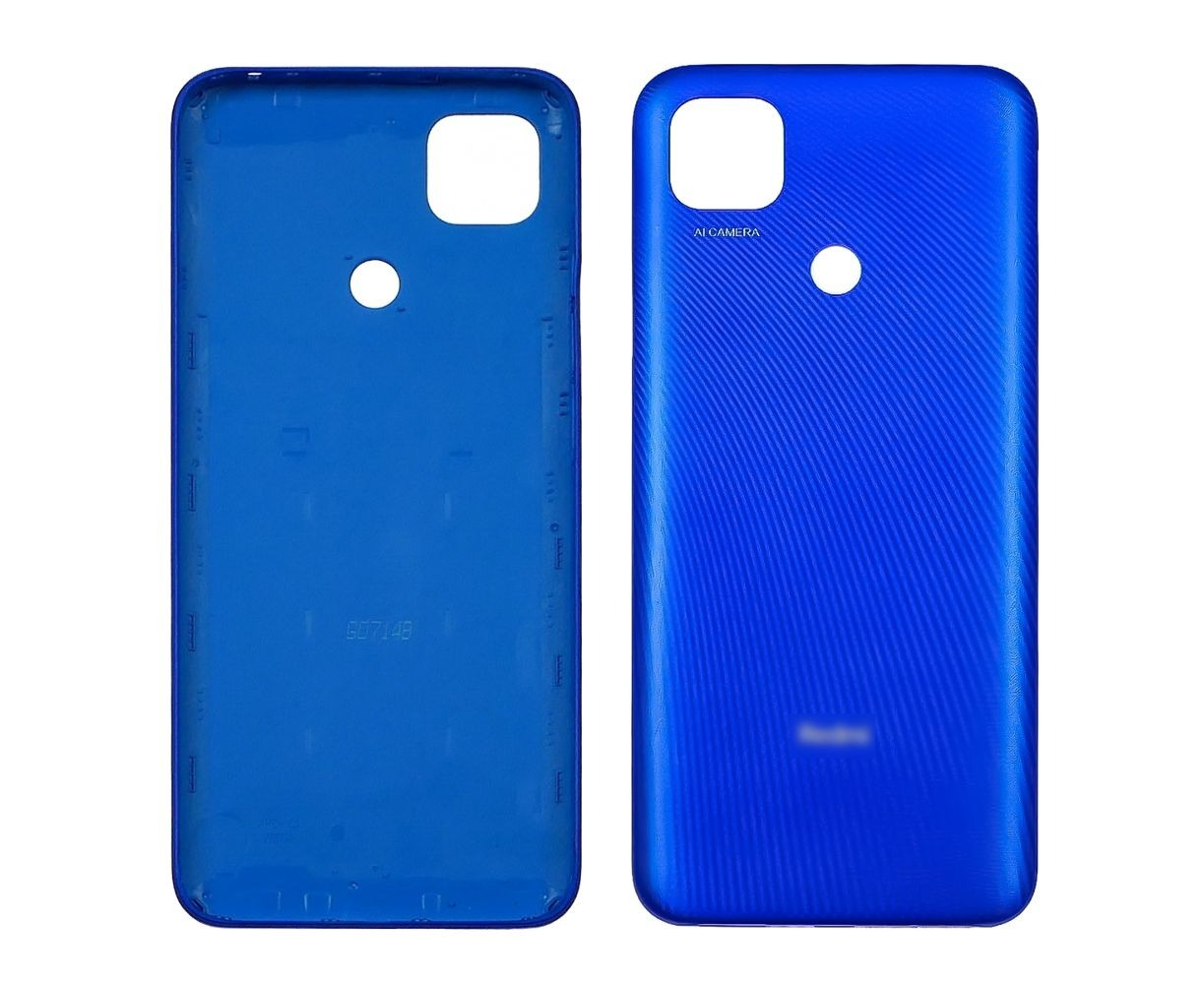 Задняя крышка Xiaomi Redmi 9C blue (без стекла камеры)