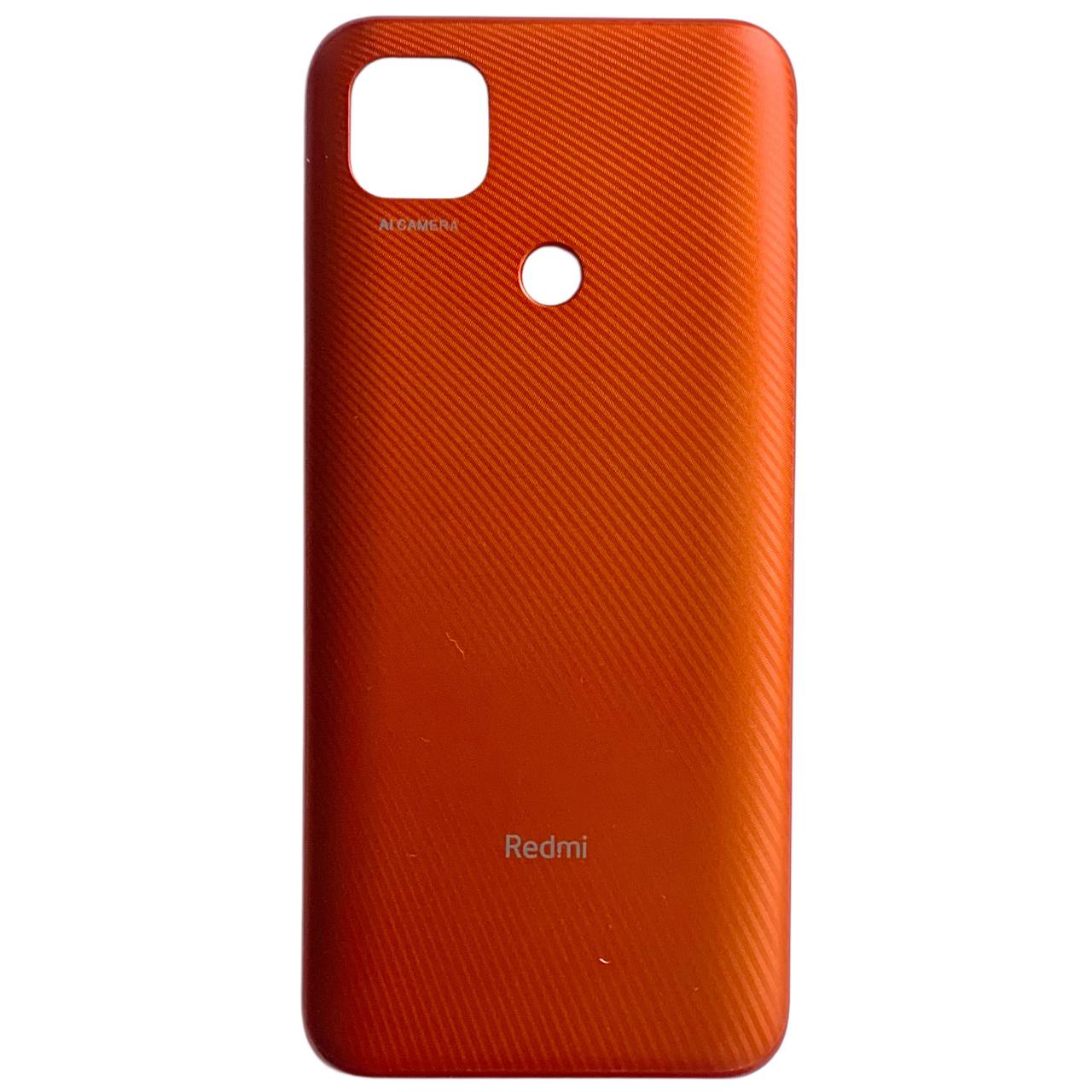 Задня кришка Xiaomi Redmi 9C orange (без скла камери)