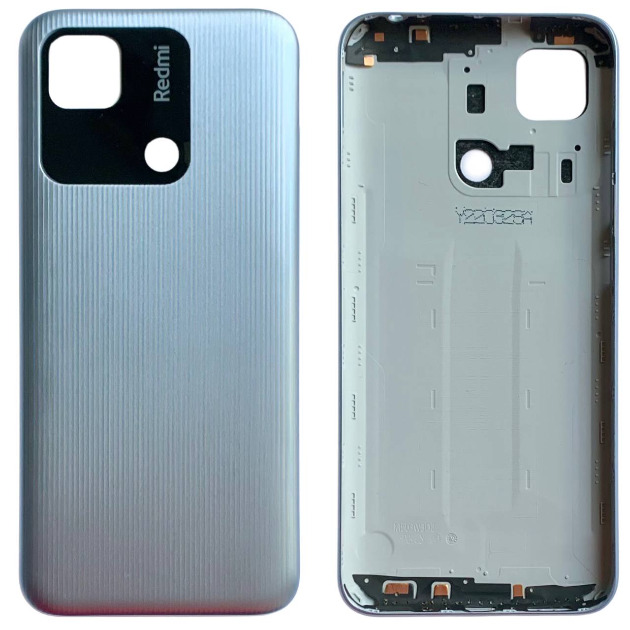 Задня кришка Xiaomi Redmi 10A silver (без скла камери)