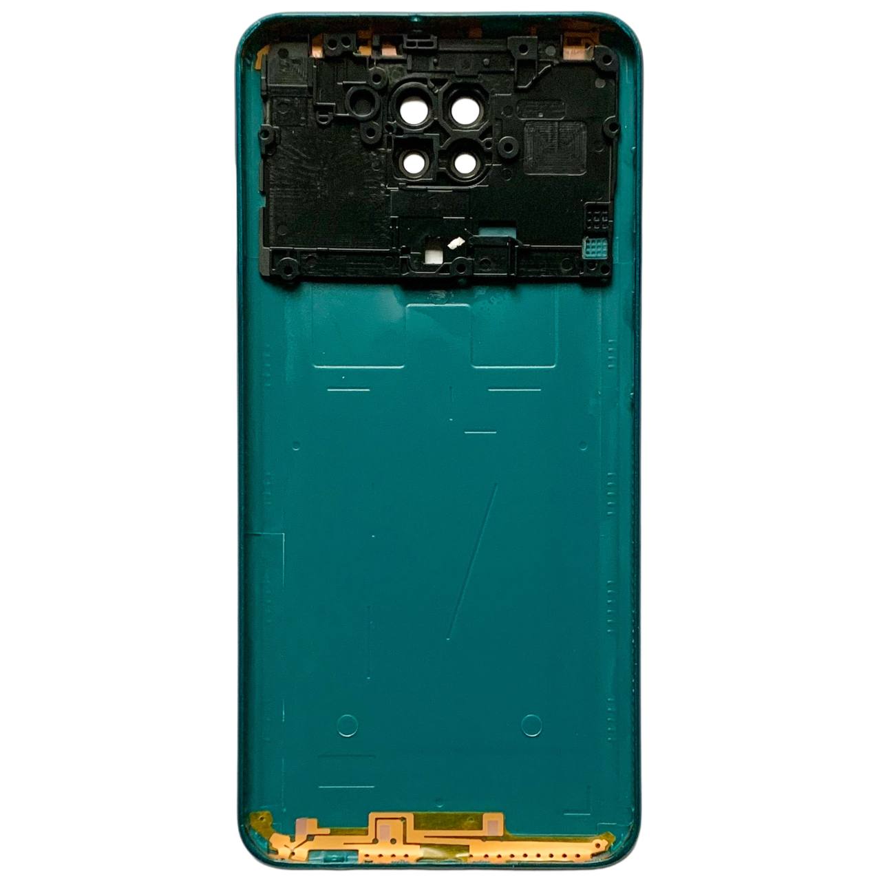 Задняя крышка Xiaomi Redmi Note 9 green (со стеклом камеры)