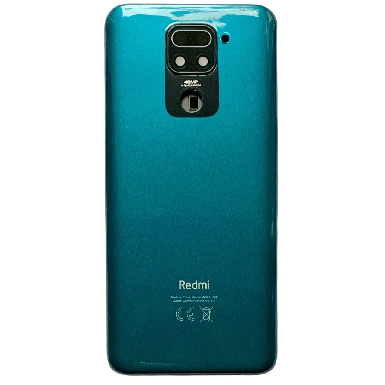 Задняя крышка Xiaomi Redmi Note 9 green (со стеклом камеры)