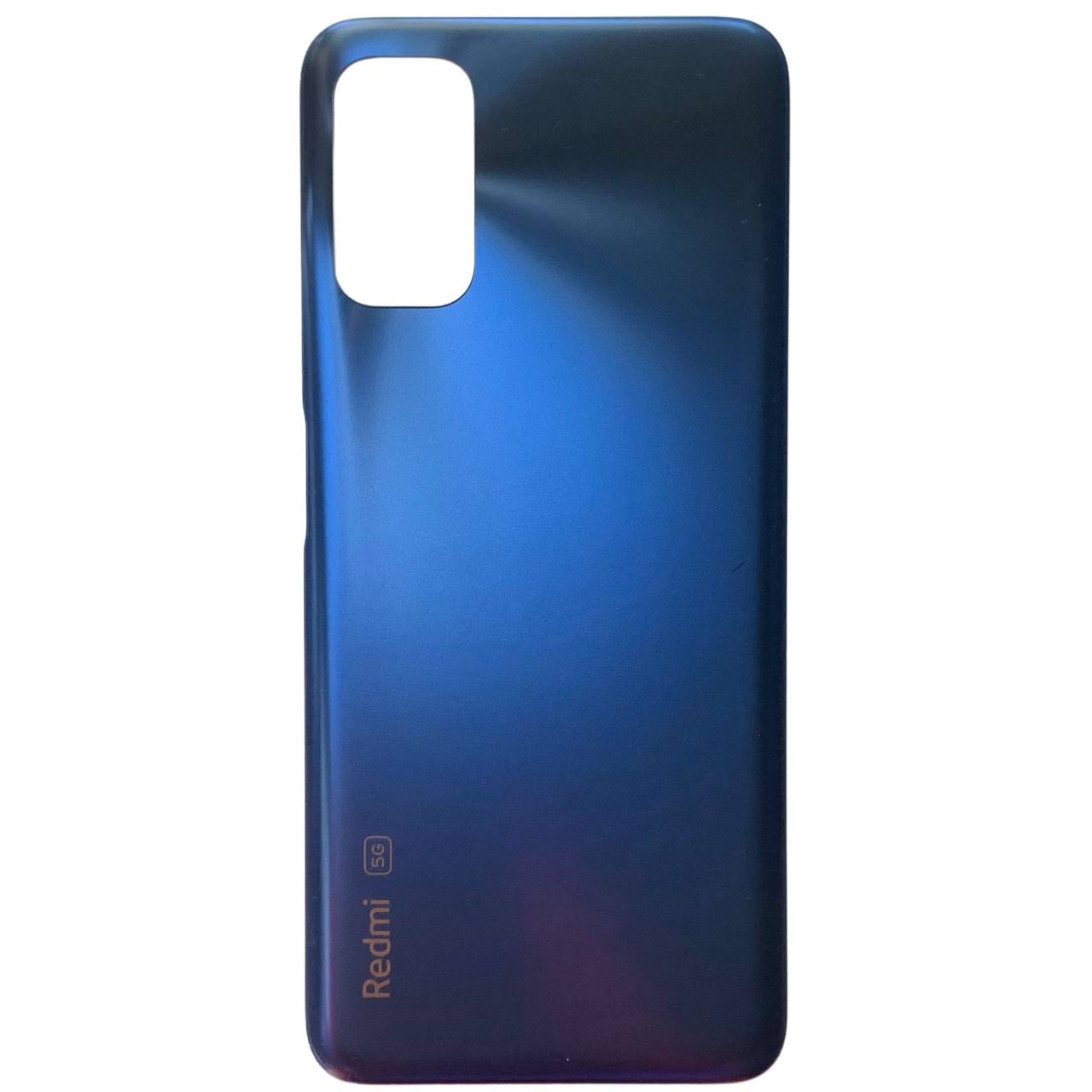 Задняя крышка Xiaomi Redmi Note 10 5G blue (без стекла камеры)