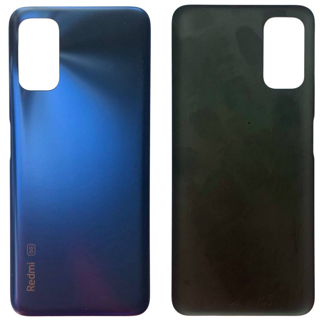 Задняя крышка Xiaomi Redmi Note 10 5G blue (без стекла камеры)