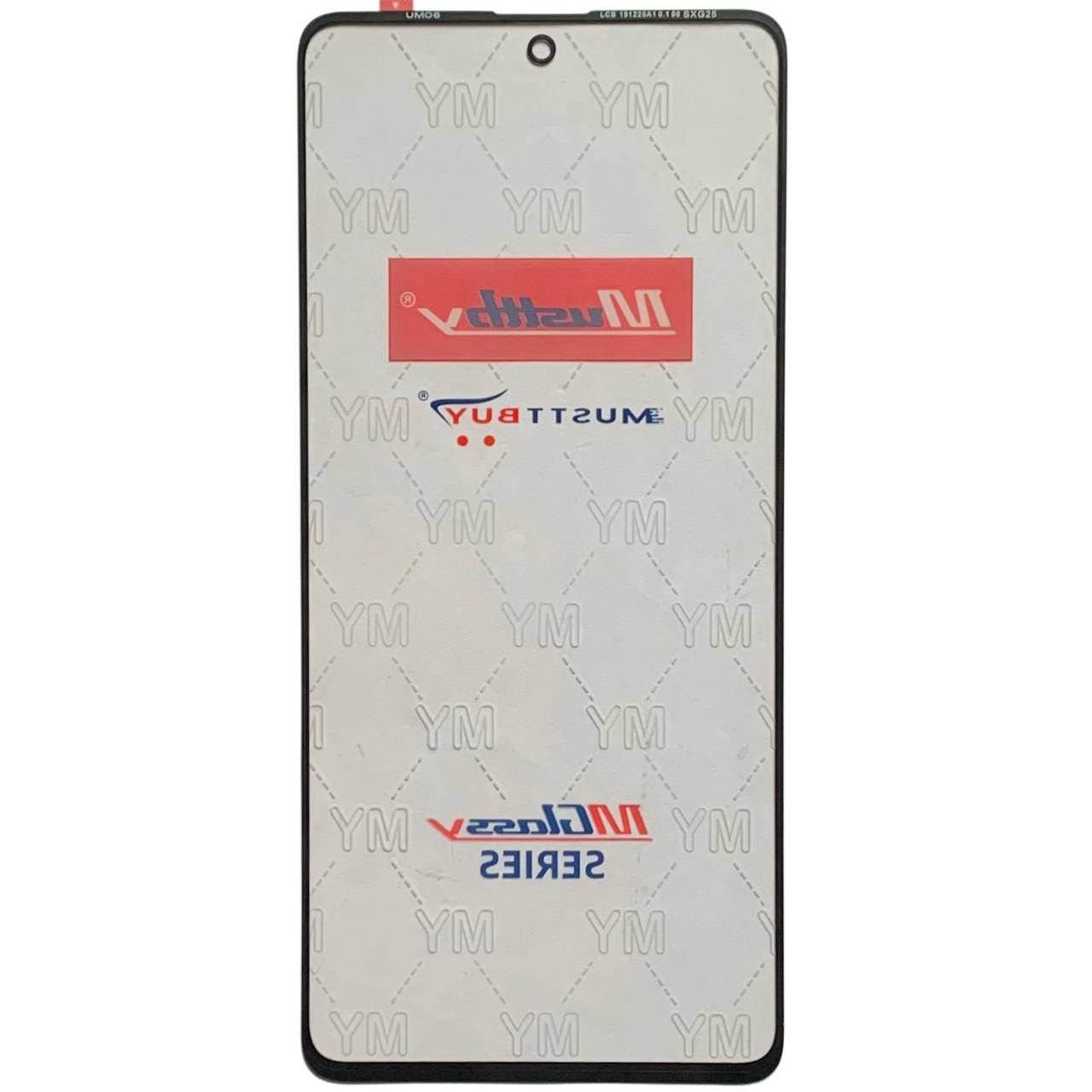 Скло дисплея Samsung A715 | A716 | M515 | M625 | N770 black, з OCA плівкою (Musttby)