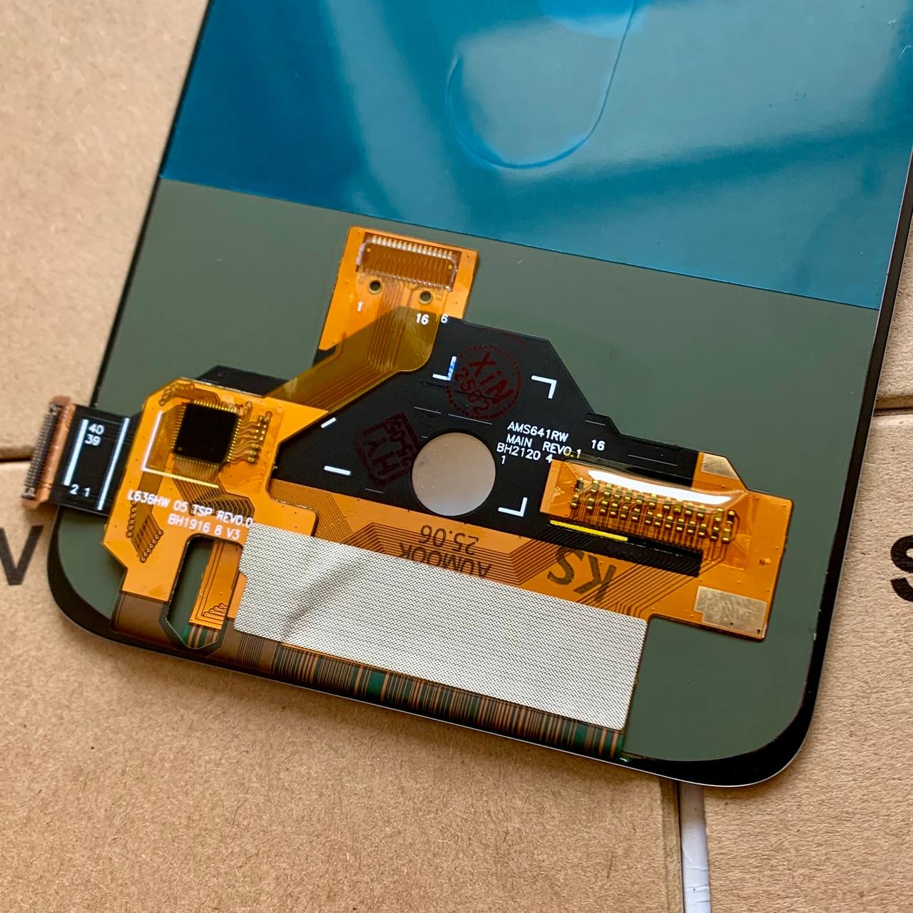 Дисплей OnePlus 6T black, без рамки, OLED