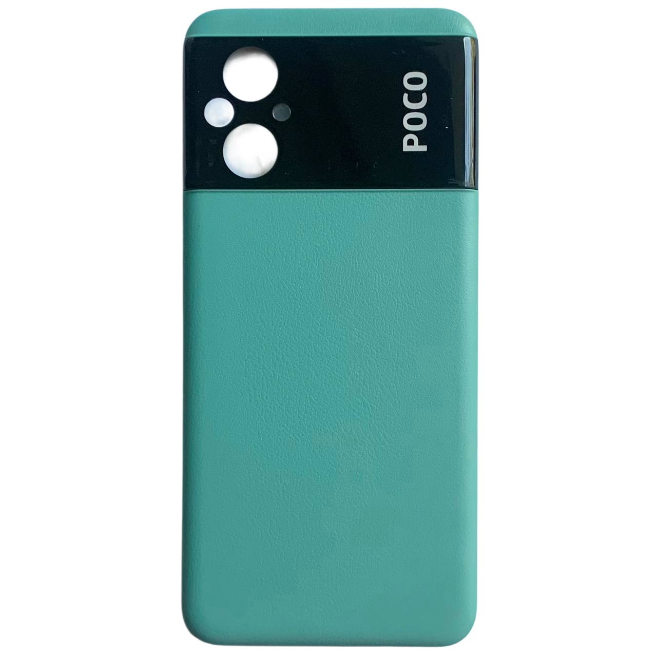 Задня кришка Xiaomi Poco M5 green (без скла камери)