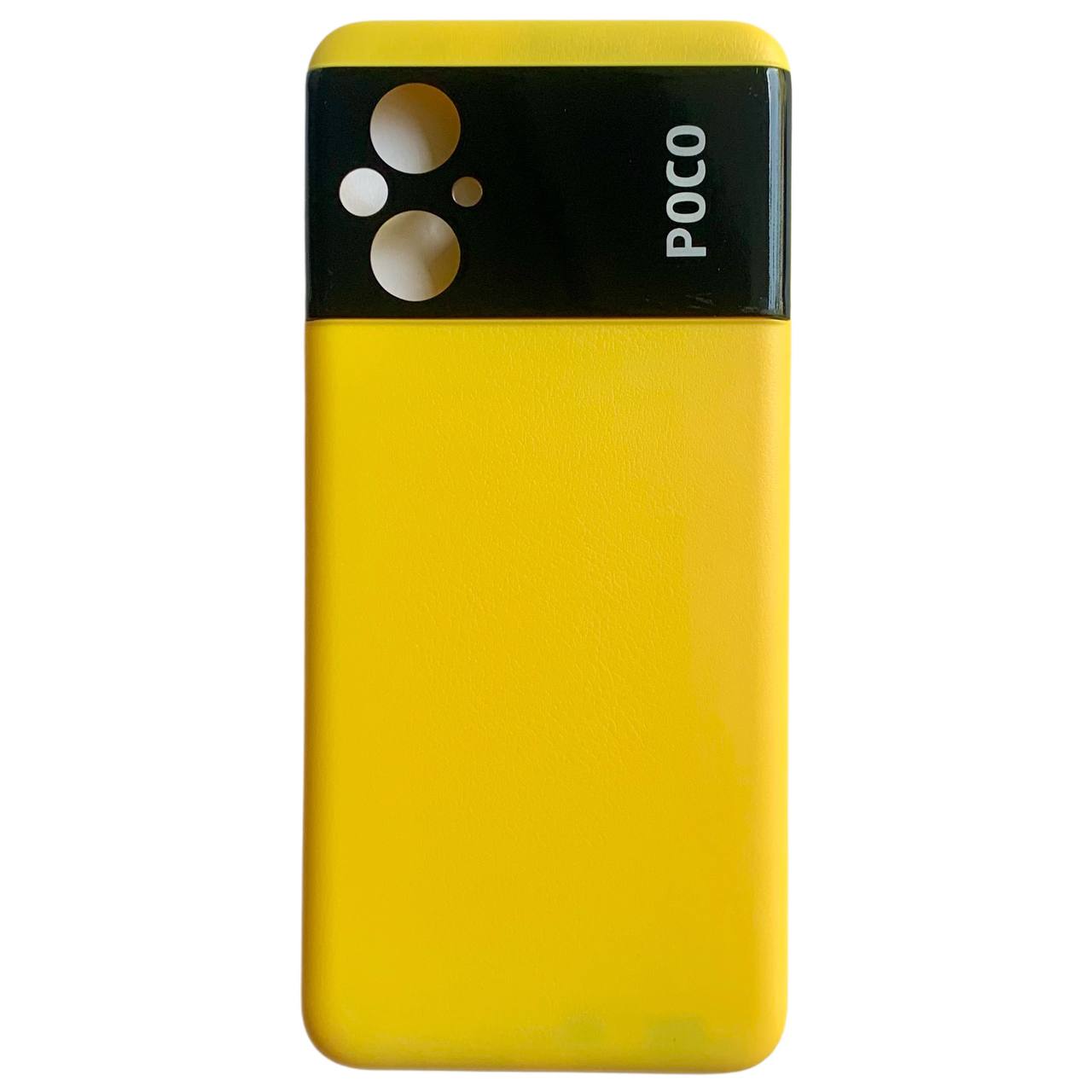 Задня кришка Xiaomi Poco M5 yellow (без скла камери)