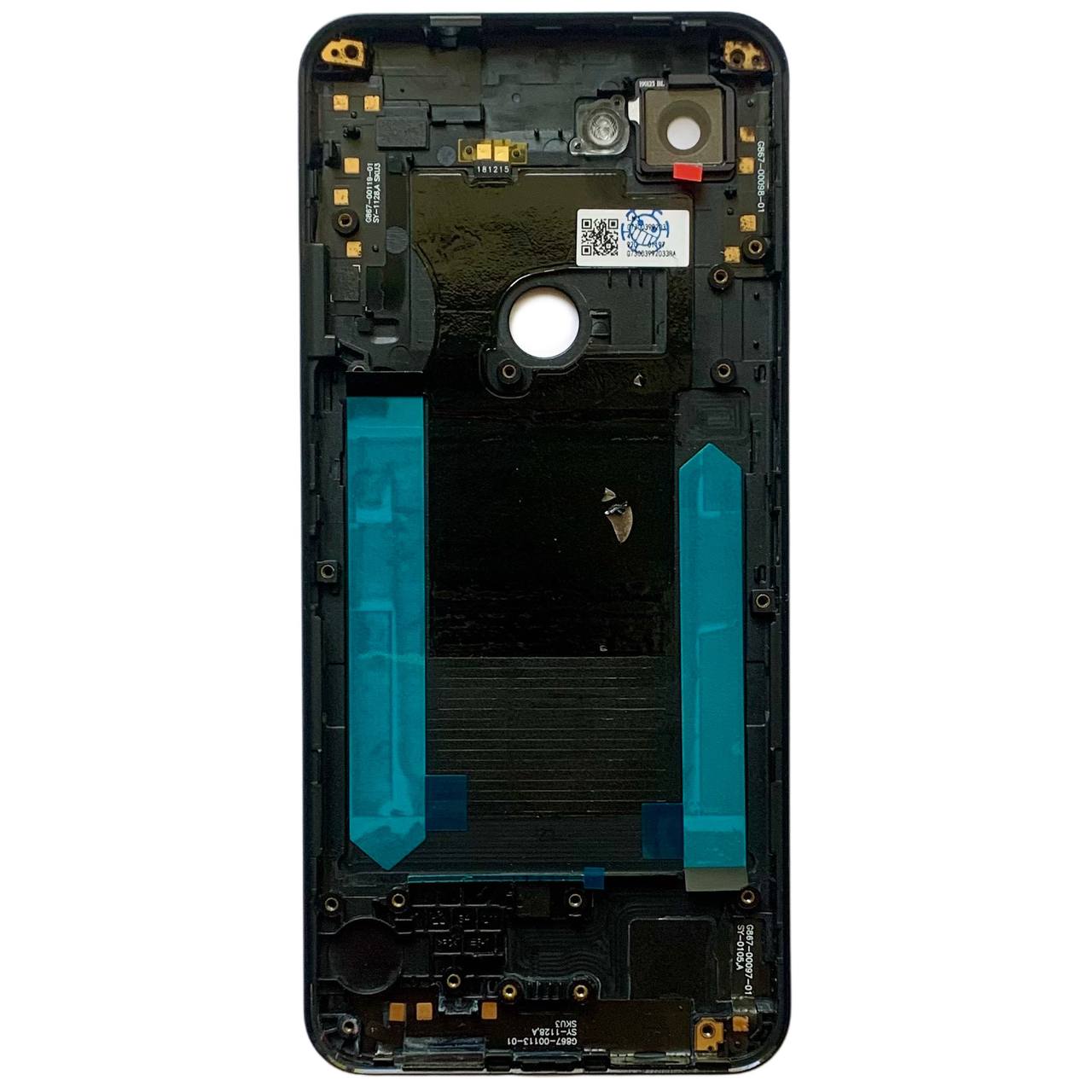 Задня кришка Google Pixel 3A black (зі склом камери)