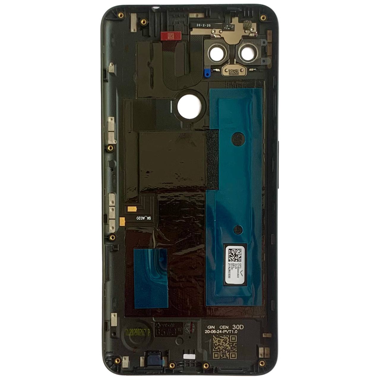 Задня кришка Google Pixel 4A 5G black (зі склом камери)