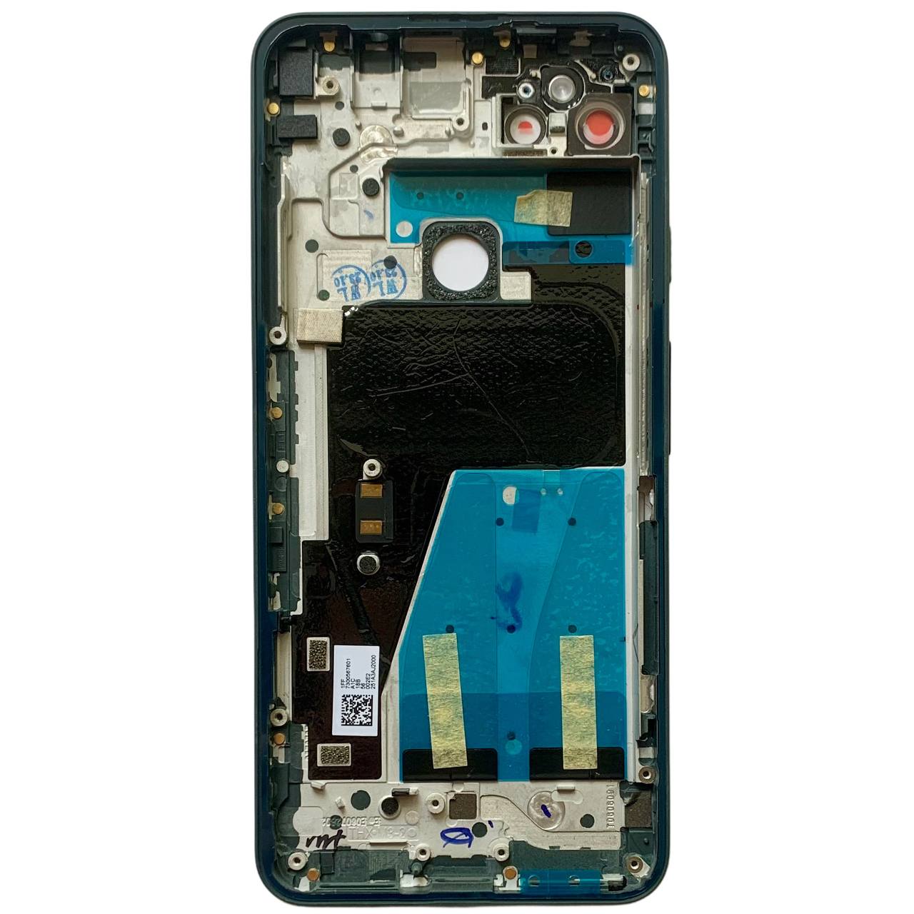 Задня кришка Google Pixel 5A black (зі склом камери)